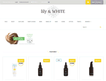 Tablet Screenshot of lilyandwhite.com